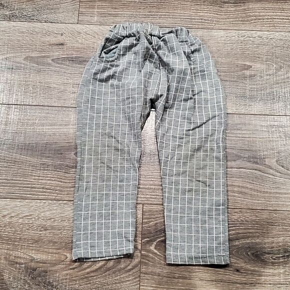 Boys Suit Outfit Size 4 Fashion Tie Outfit Tee Long Sleeve and Long Pants Gray - Picture 2 of 9